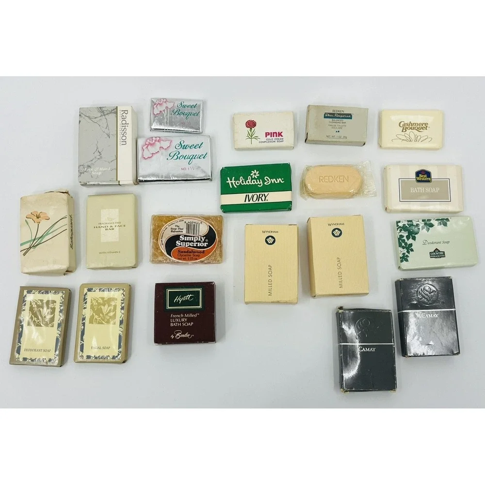 Vintage Soap Collection 20 Mini Hotel Size Bars Holiday Inn Hyatt Cashmere More